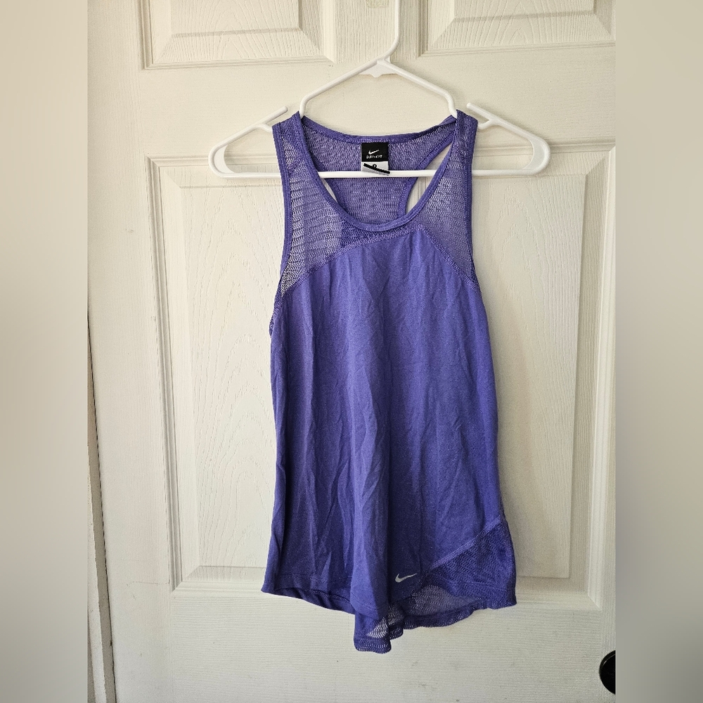 Nike Women's Violet Mesh Tank Top